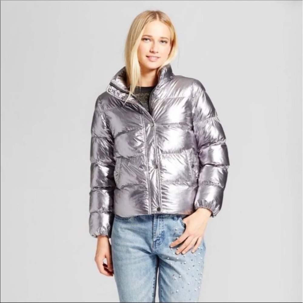 Who What Wear Metallic Jacket